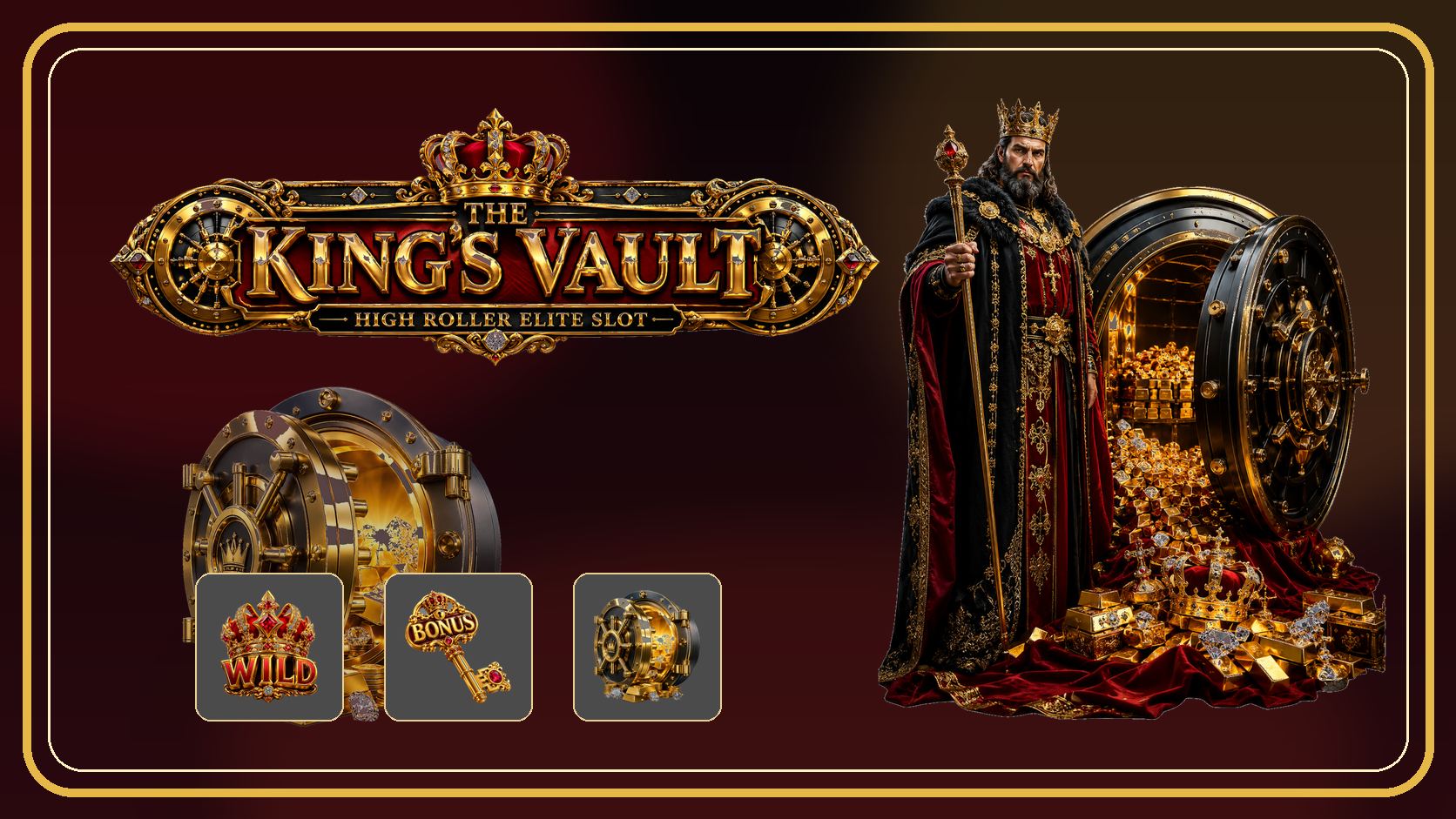 High Roller special slot machine, minimum bet 100 CREDITS